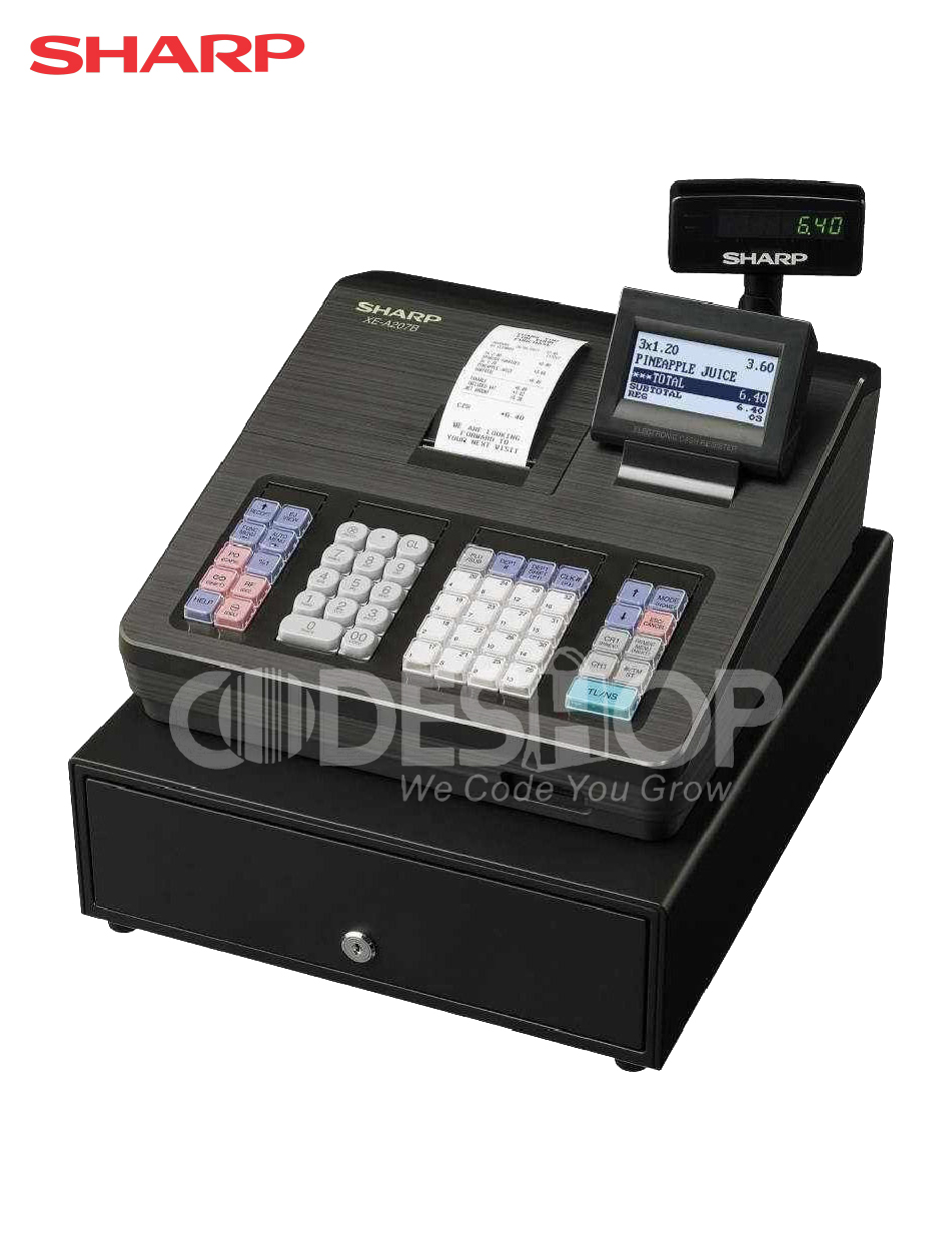 Mesin Kasir Sharp XE-A207 B/W