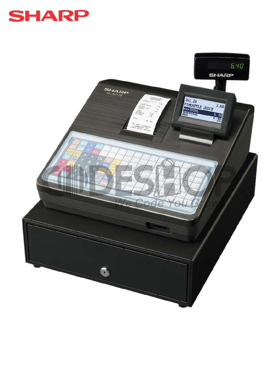Mesin Kasir Sharp XE-A217 B/W