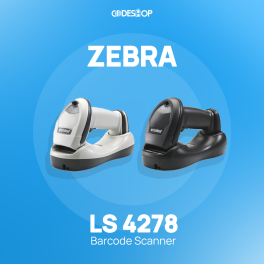 Barcode Scanner 1D Zebra Sysmbol LS4278 Wireless