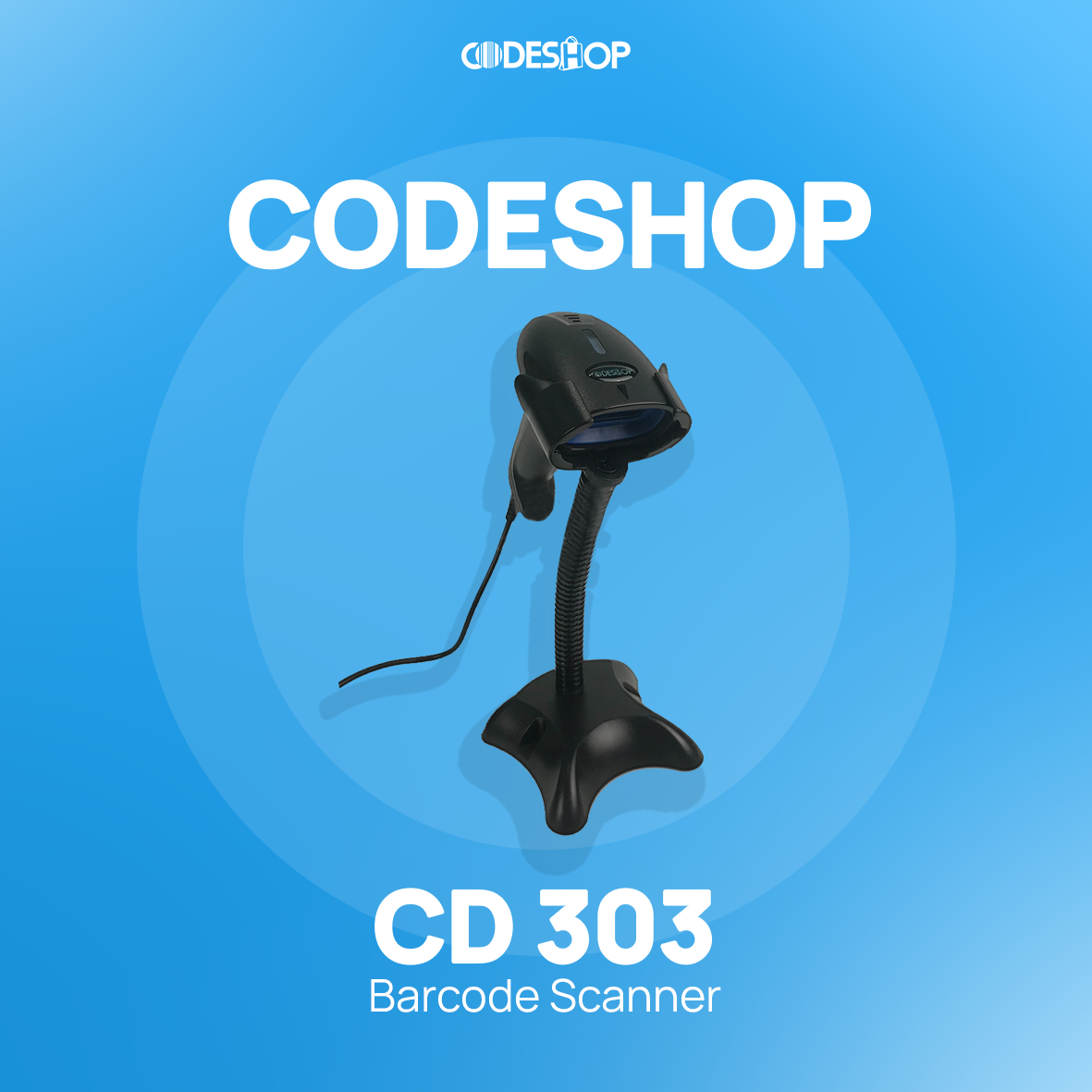 Barcode Scanner Codeshop CD-303