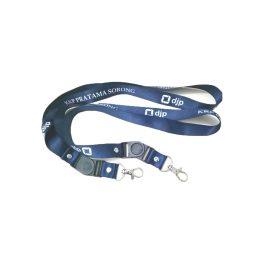Tali Lanyard / Tali Id Card Sablon 2,5cm Plus Stopper