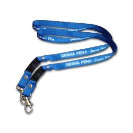 Tali Lanyard / Tali Id Card Sablon 2cm Plus Stopper
