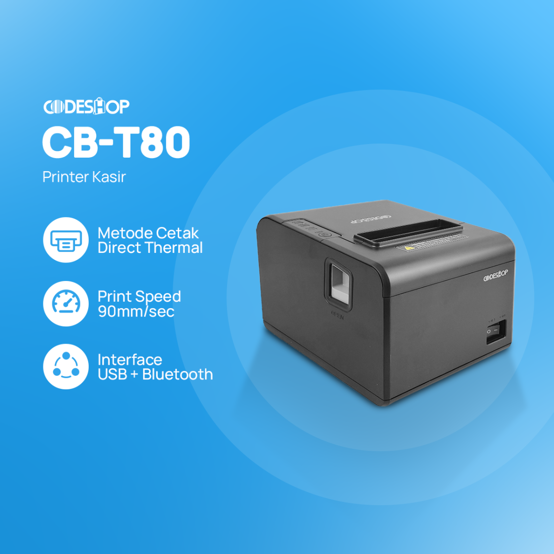 Codeshop CBT-80 Kualitas Cetak Terbaik
