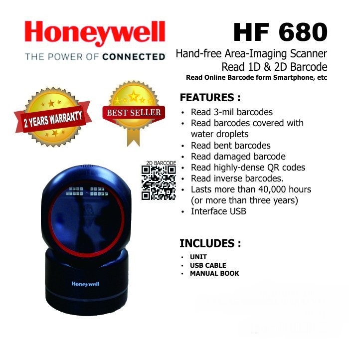 Honeywell HF680 untuk Pemindaian Dokumen
