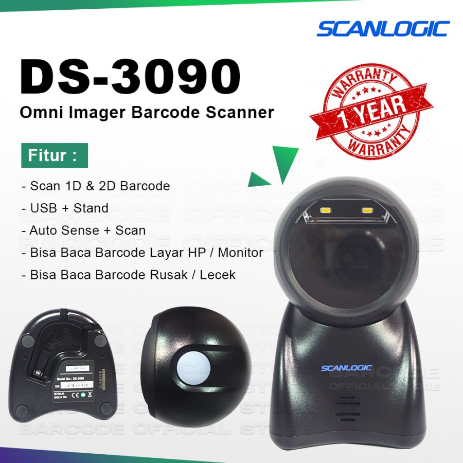 SCANLOGIC DS3090 Pemindaian Dalam Sekejap