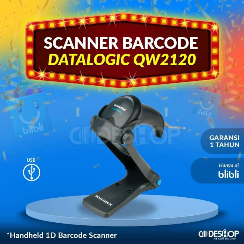 Scanner Datalogic QW2120 dengan Fitur Inovatif yang Wow!