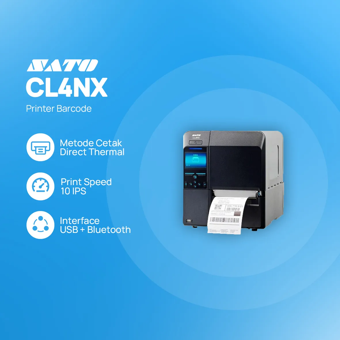 Printer Barcode Sato CL4NX - Image 2