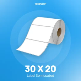 Label Semicoat 1Line 30x20mm 2500Pcs