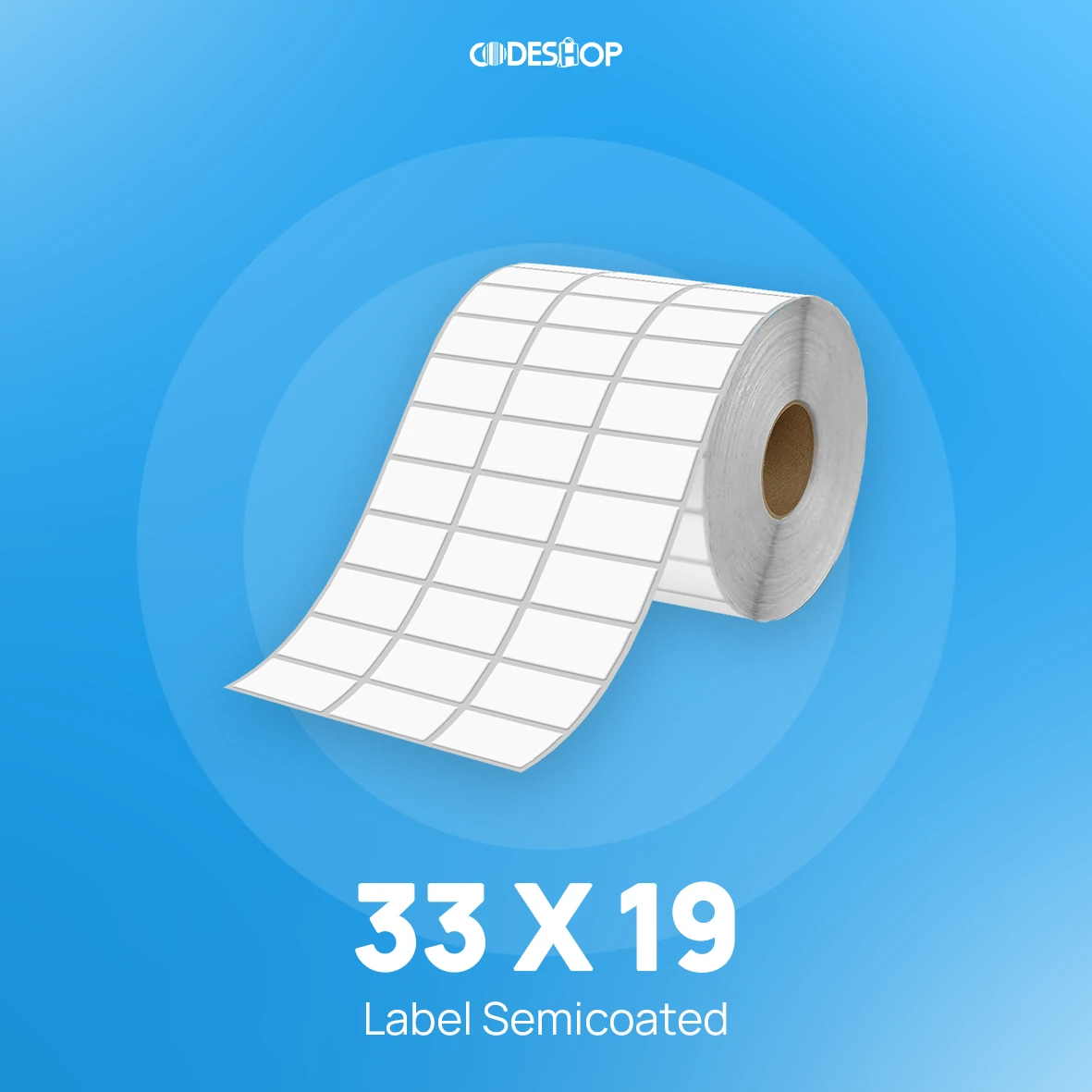 Label Semicoat 3Line 33x19mm 10000Pcs
