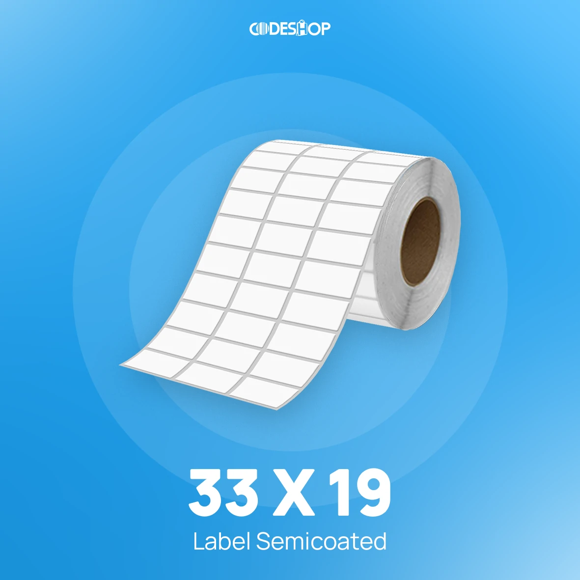 Label Semicoat 3Line 33x19mm 5000Pcs
