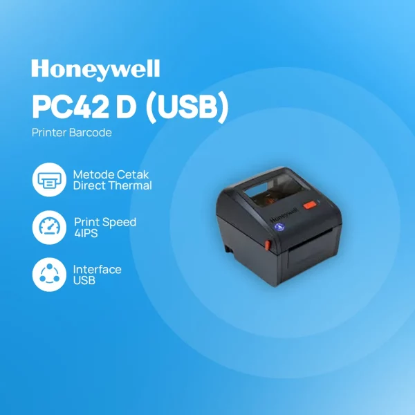 Printer Barcode Honeywell PC42D USB + Ethernet - Toko Alat Kasir ...