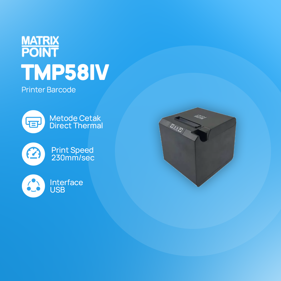 Printer Kasir Matrix Point TMP58IV BT