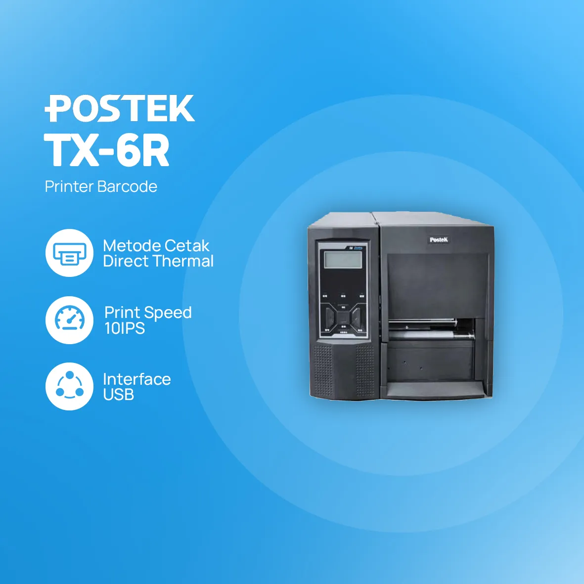Printer Barcode Postek TX-6R - Image 2
