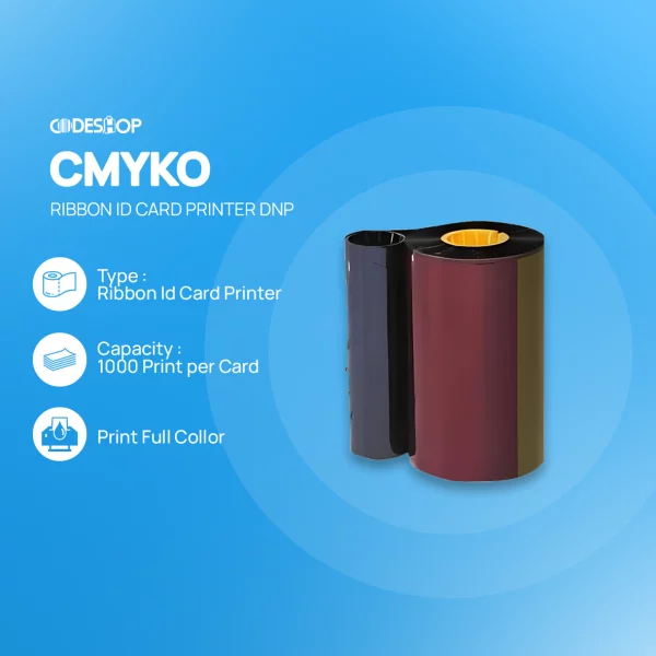 RIBBON DNP CMYKO - Toko Alat Kasir, Barcode Scanner dan Printer ID Card ...