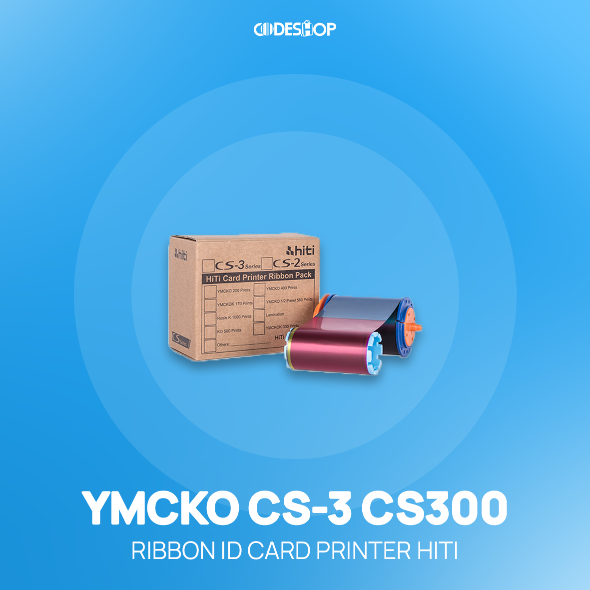 RIBBON HITI YMCKO CS-3 CS300