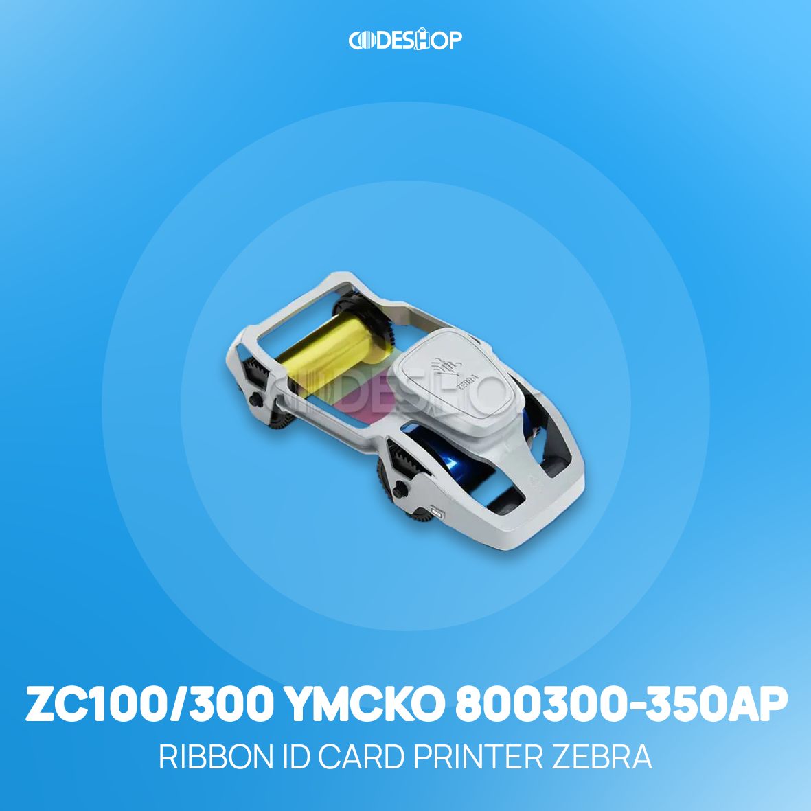 RIBBON ZC100/300 YMCKO 800300-350AP