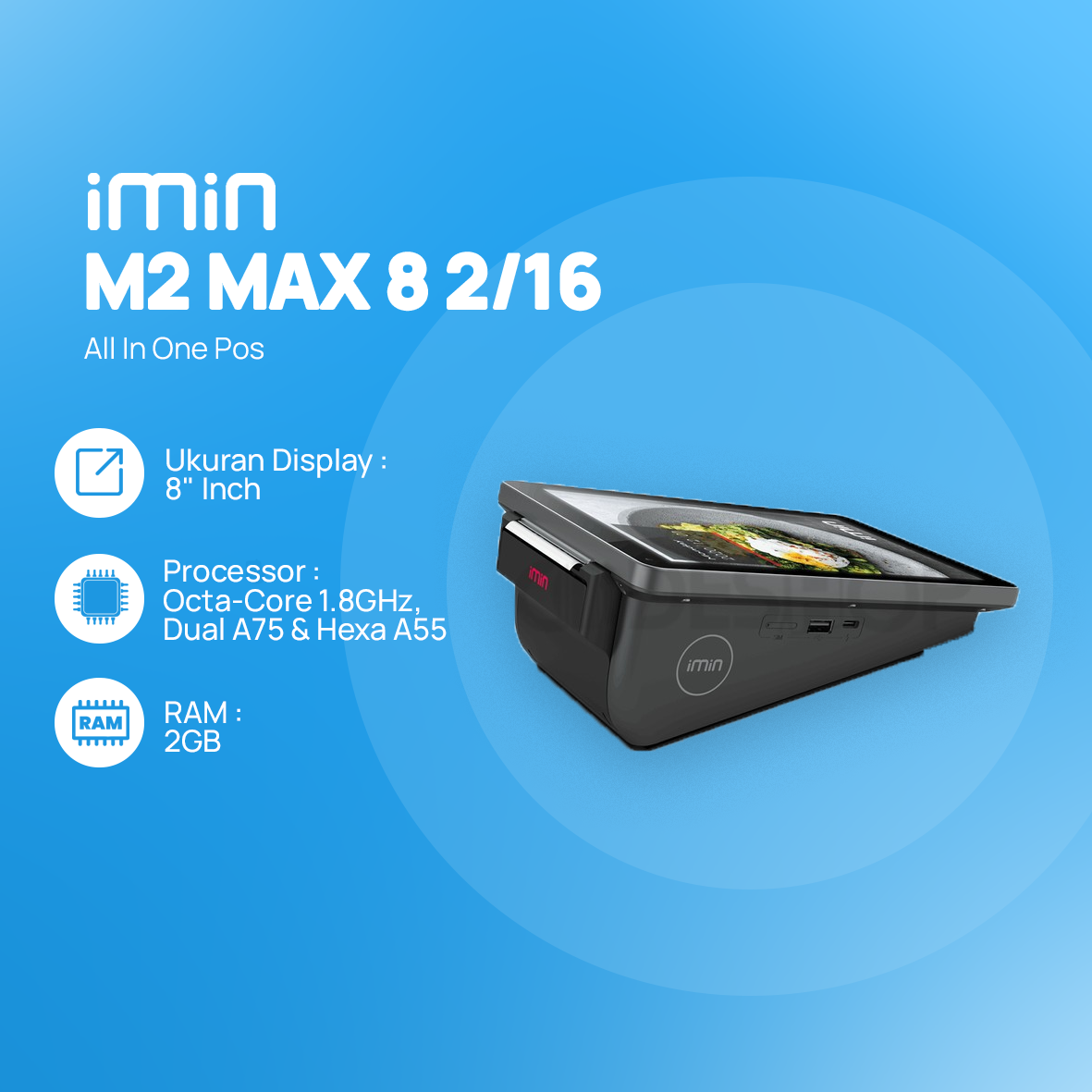 All In One Pos Imin M2 MAX 8 2/16 - Image 2