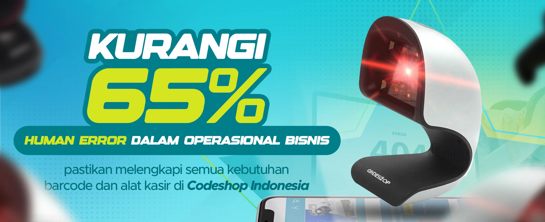 Banner Codeshop Kurangi Human Error