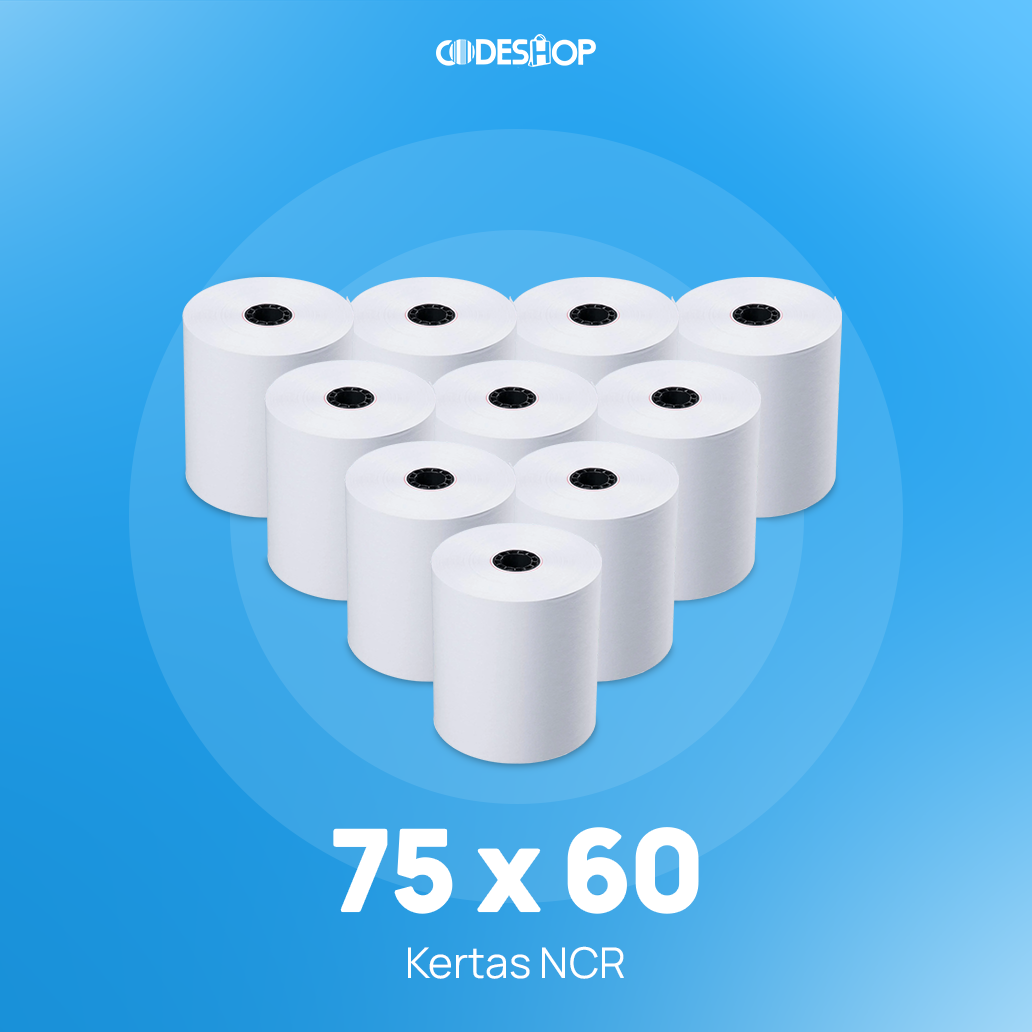 Codeshop Kertas NCR 1 Ply Paper Roll