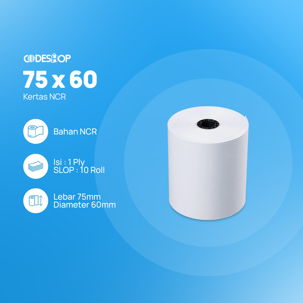 Paper Roll Kertas NCR 1 Ply