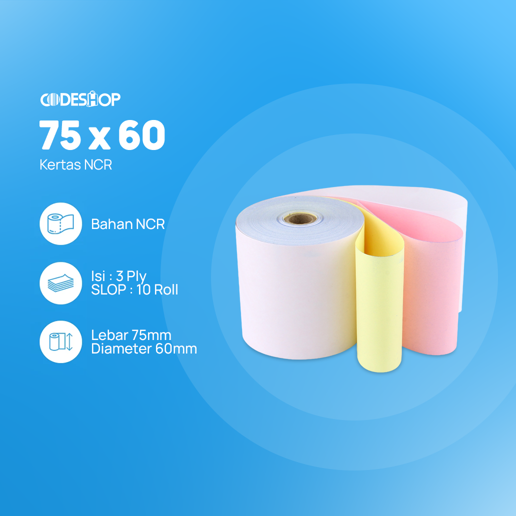 Paper Roll Kertas NCR 3 Ply