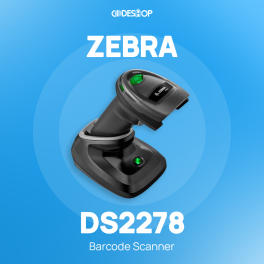 BARCODE SCANNER 2D ZEBRA DS2278 WIRELESS CORDLESS HANDHELD CORDLESS HANDHELD AREA IMAGER