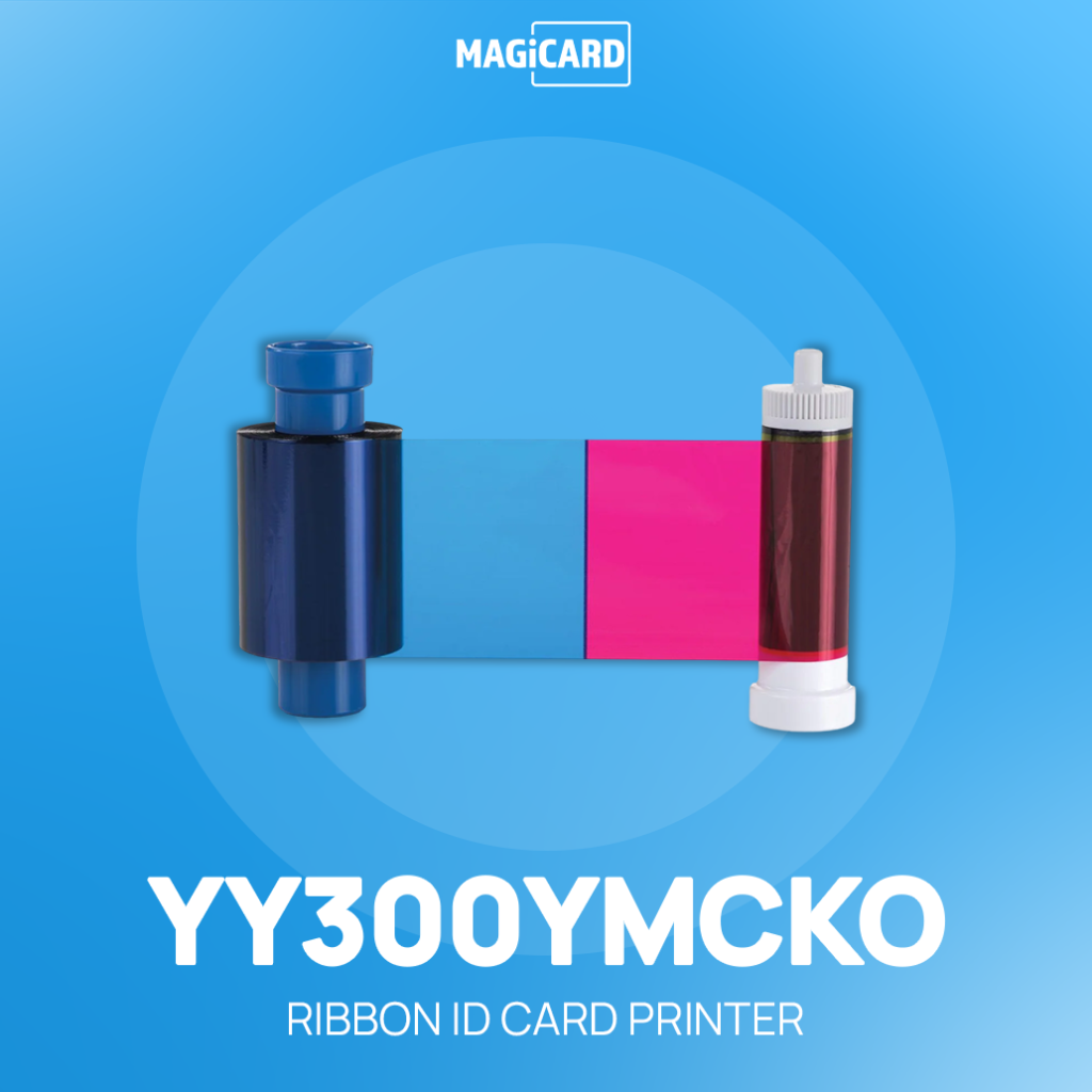 Compatible Magicard Ribbons Ribbon ID Card Printer Magicard YY300YMCKO 100 - Toko Alat Kasir ...