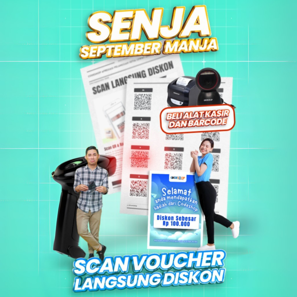 Codeshop Hadirkan Promo Scan Undian Berhadiah di Semua Cabang